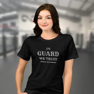 Camiseta BJJ na Guarda Confiamos em Jiu Jitsu