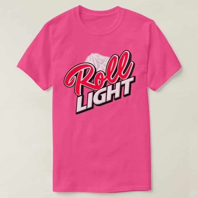 Camiseta BJJ Roll Light (Frente do Design)