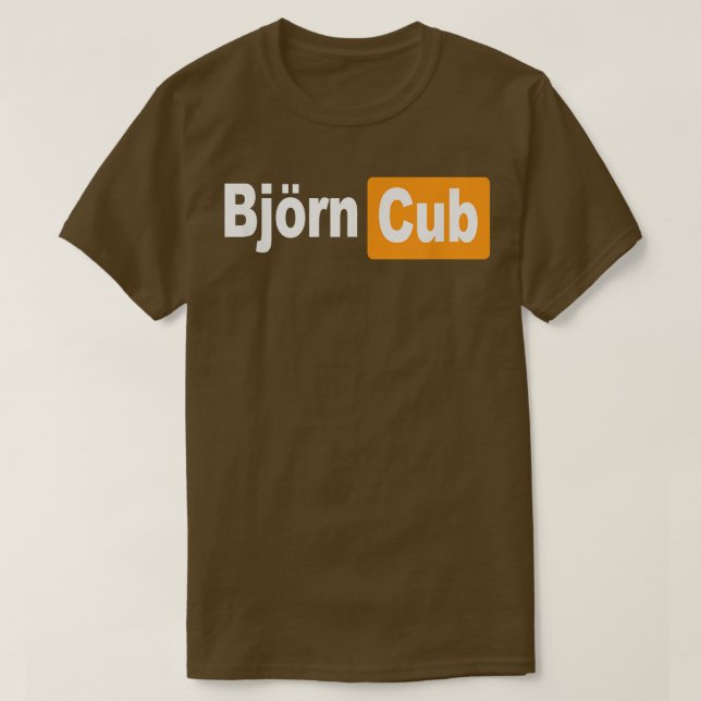 Camiseta Bjorn Cub Cute Baby Bear Bear (Frente do Design)
