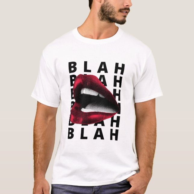 Camiseta Blá blá blá (Frente)