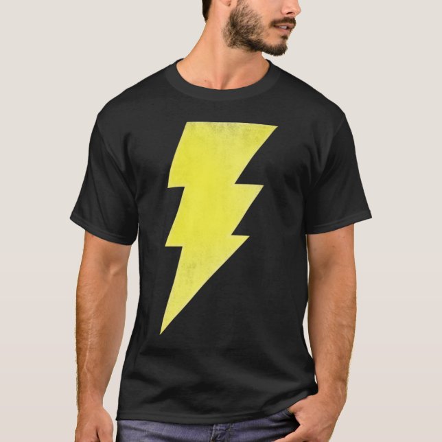 Camiseta Black Adam Black Lightning (Frente)
