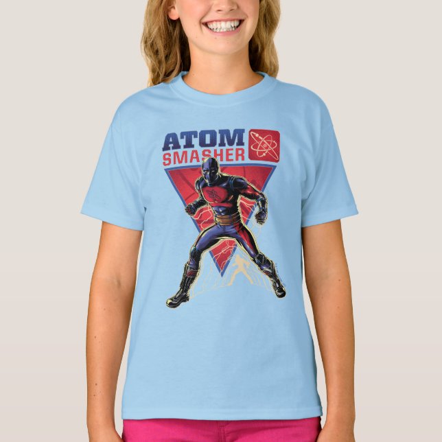 Camiseta Black Adam | Gráfico de Caracteres Atom Smasher (Frente)