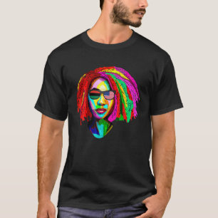 Camiseta Black Afro Natural Hair Melanin Queen Black Histor