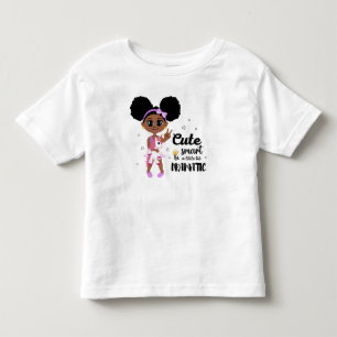 Camiseta Black Afro Puffs Garota Sassy Fofa Inteligente Dra
