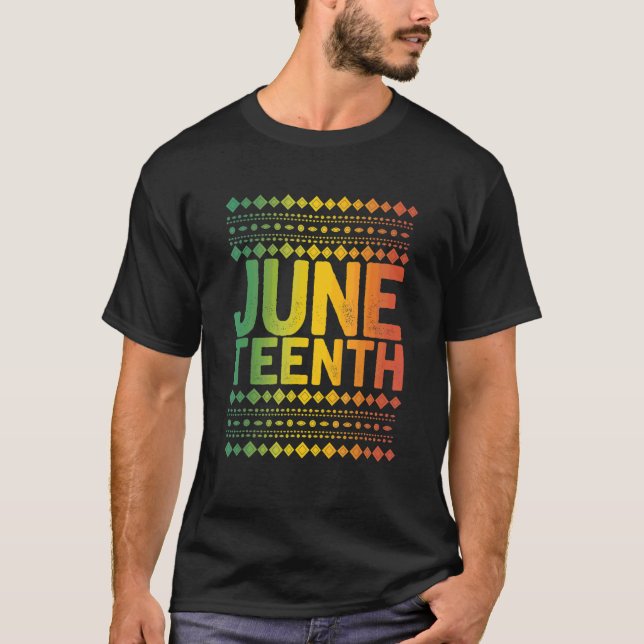 Camiseta Black Americans Black History Afro American Junete (Frente)