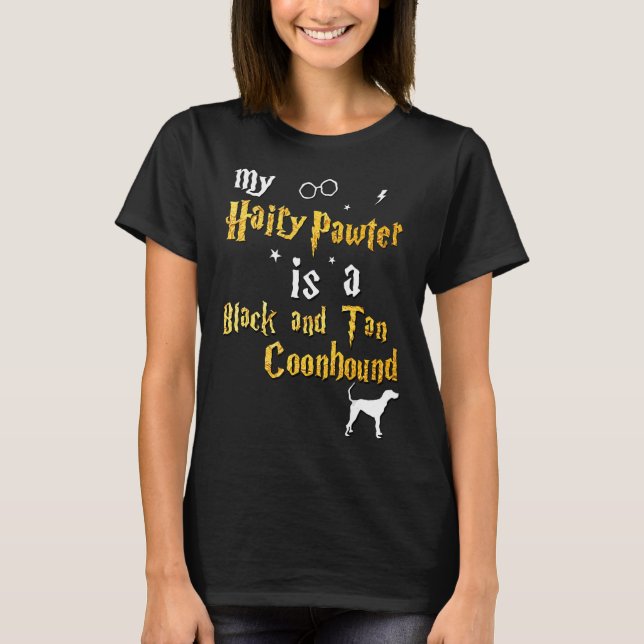 Camiseta Black and Tan Coonhound Black and Tan Coonhound (Frente)