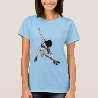 Camiseta Black and White Rock Girl