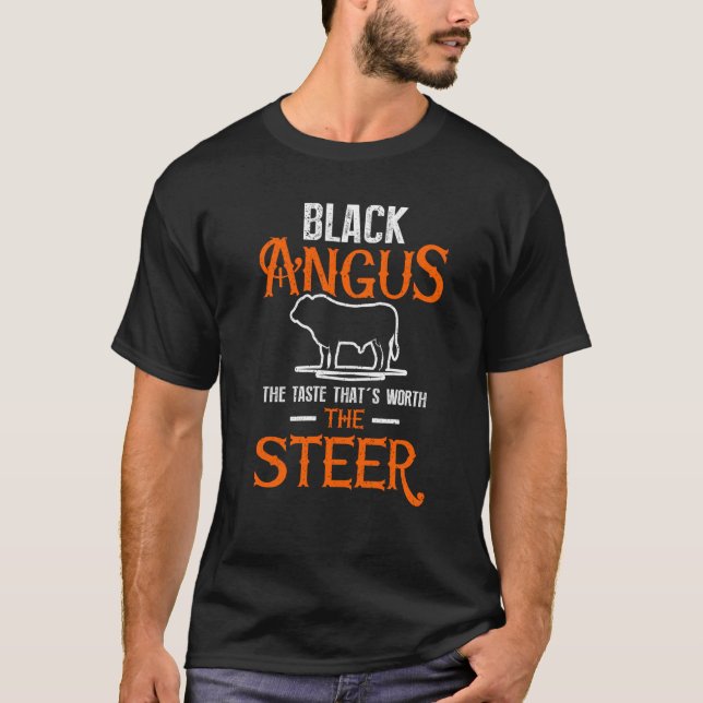 Camiseta Black Angus O Sabor Que Vale a Pena o Steer 1 (Frente)