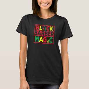 Camiseta Black Barber Magic African Hair Stylist B