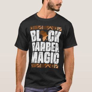 Camiseta Black Barber Magic Black History Mês BLM