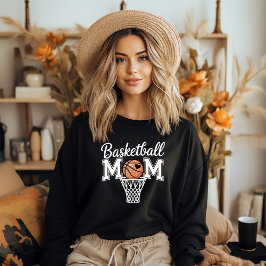Camiseta Black Basketball Mom Sweatshirt