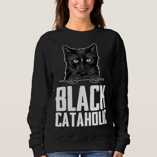 Camiseta Black  Black cat  Black mom (Frente)