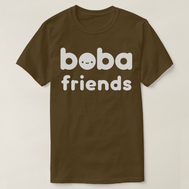 Camiseta Black Boba Friends (Frente do Design)