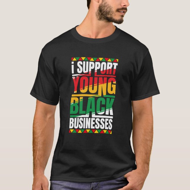 Camiseta Black Business Owner Black Entrepreneur Black Hist (Frente)