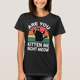 Camiseta Black Ca, Você Me Gatinha Bem, Gato Bonito.