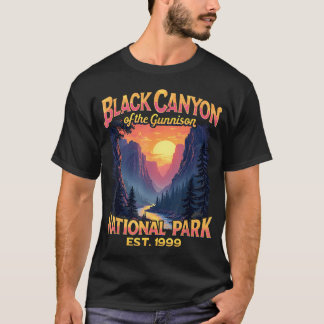 Camiseta Black Canyon O Parque Nacional Gunnison Caminhada