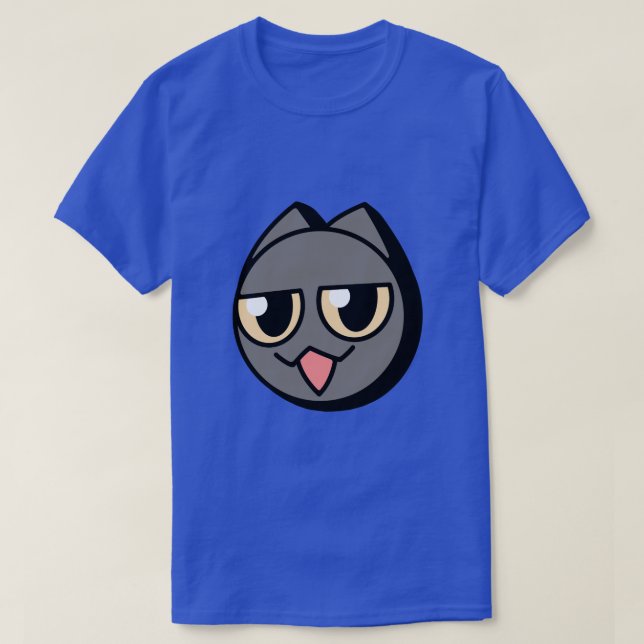 Camiseta Black Cartoon Cat (Frente do Design)