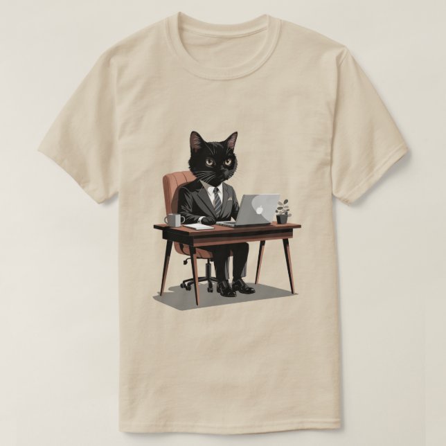 Camiseta Black Cat BOSS (Frente do Design)