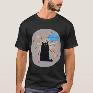 Camiseta Black Cat Firecrackers