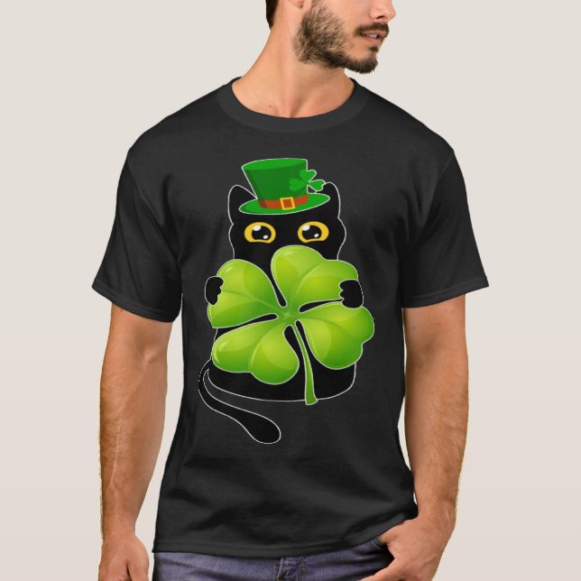 Camiseta Black Cat Holding C Shamrock 2023 (Frente)