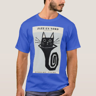 Camiseta Black Cat Jazz En Nord
