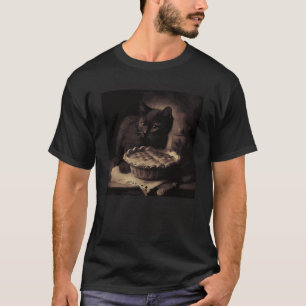 Camiseta Black Cat Love Apple Pie
