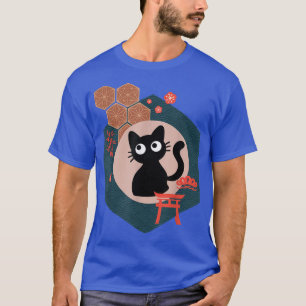 Camiseta Black Cat Lover japanese kitten anime tokyo otaku