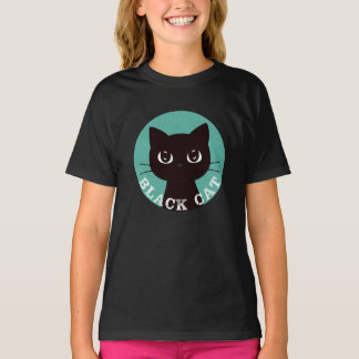 Camiseta BLACK CAT | Minimalist Modern Pop Black Cat