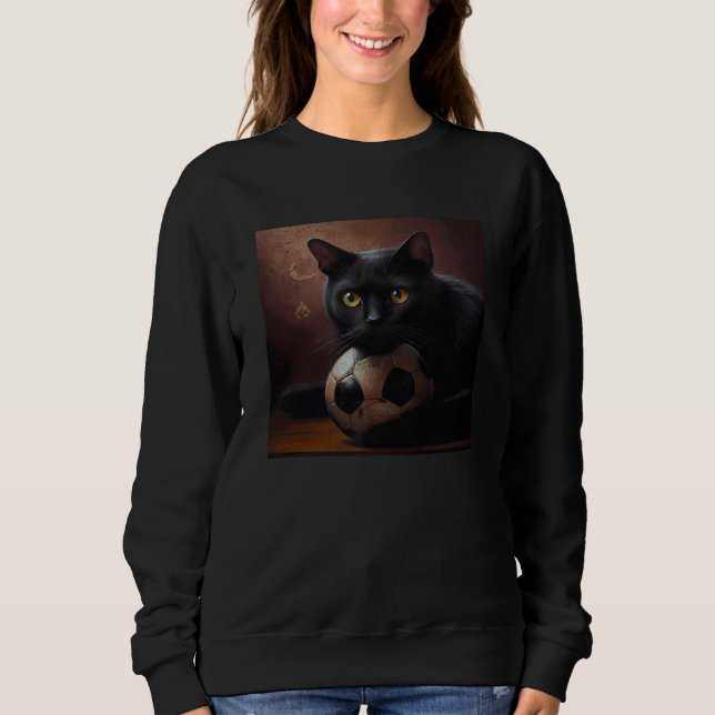 Camiseta Black Cat Soccer Taco (Frente)