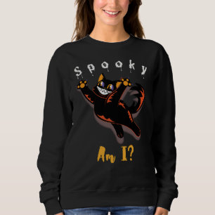 Camiseta Black Cat Spooky Sou Eu Halloween