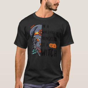 Camiseta Black Cat Tees Em Um Mundo Cheio De Princesas Seja