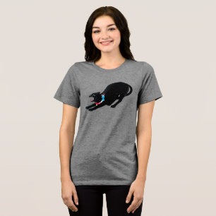 Camiseta Black Cat - Vintage Japonês Art Tee