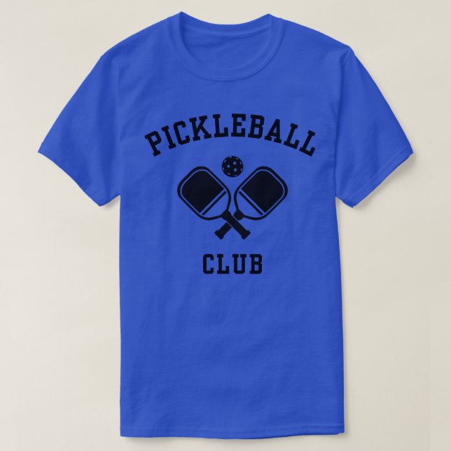 Camiseta Black Color Pickleball Club (Frente do Design)