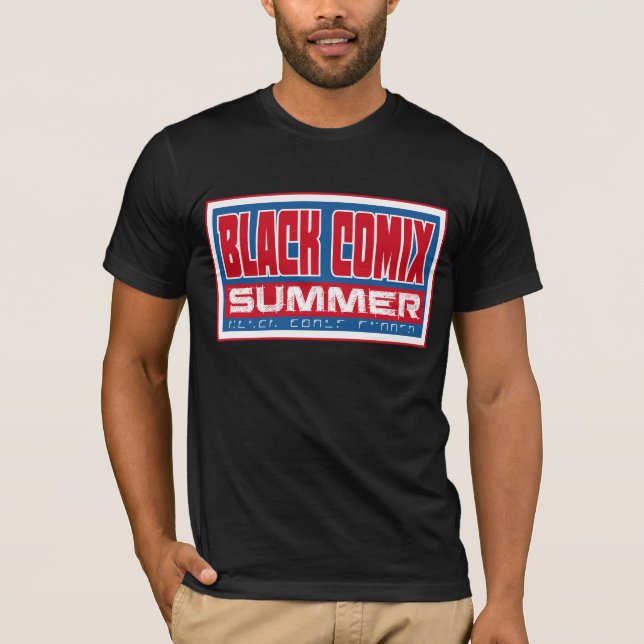 Camiseta Black Comix Summer (19 de junho) (Frente)