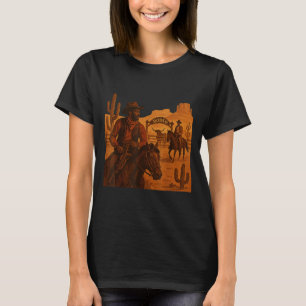 Camiseta Black Cowboy Western Rodeo Melanin History Texas B