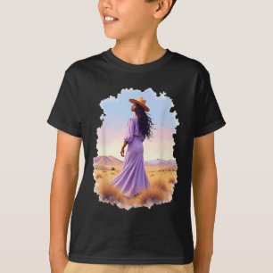 Camiseta Black Cowgirl Western Rodeo Melanin