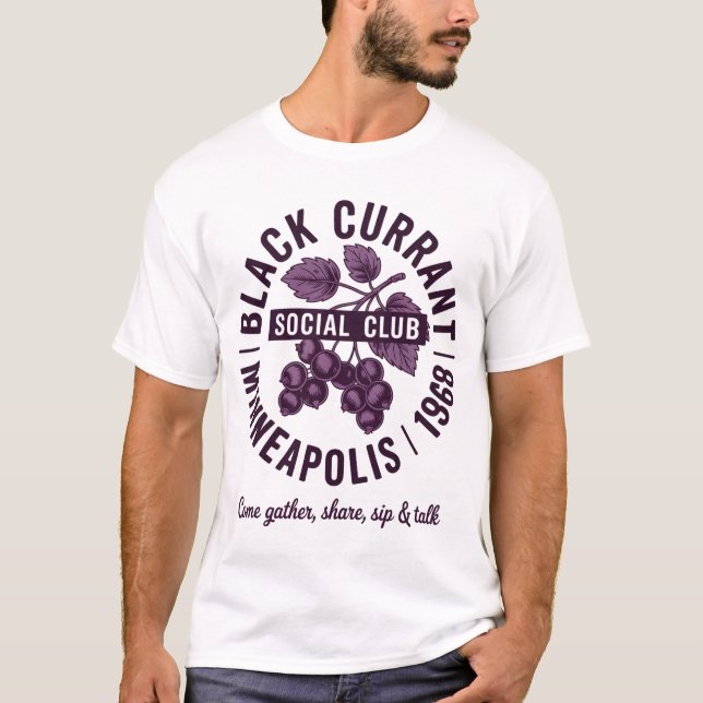 Camiseta Black Currant Social Club (Frente)