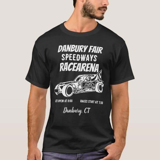 Camiseta Black Danbury Fair Racearena Speedway 1-Sided Tee! (Frente)