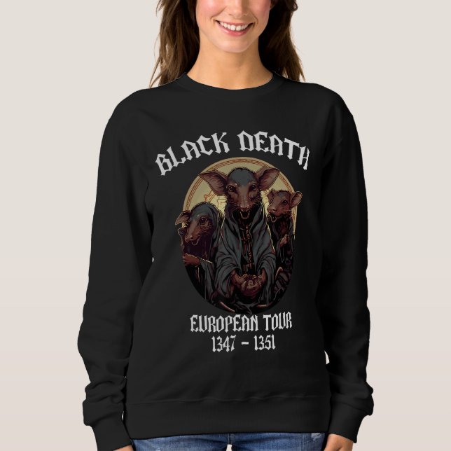 Camiseta Black Death European Tour Plague Doctor (Frente)