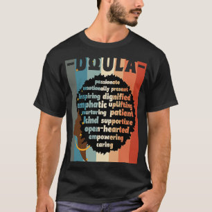 Camiseta Black Doula Melanin Doula Afro Hair