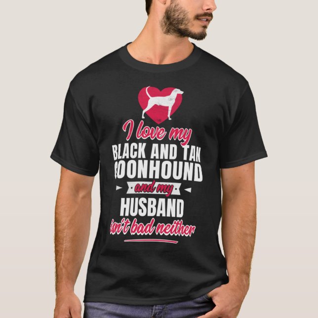Camiseta Black E Tan Coonhound (Frente)