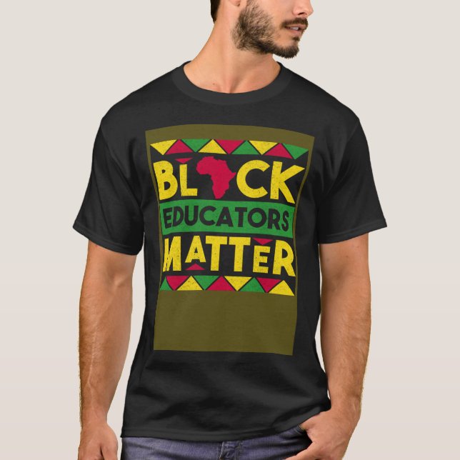 Camiseta Black Educators Matter Black History Month African (Frente)