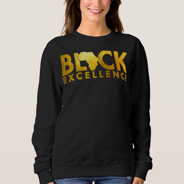Camiseta Black Excellence Melanin African Black History Bla (Frente)