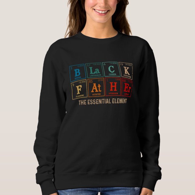 Camiseta Black Father The Essential Element Father s Day  D (Frente)