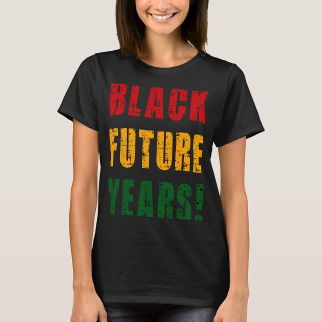 Camiseta Black Future Year Melanin Pride 2023 (Frente)