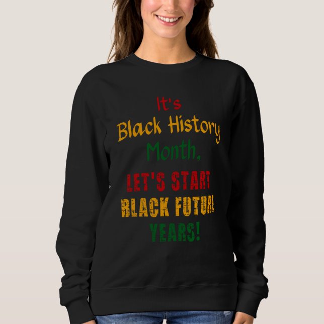 Camiseta Black Future Years Black History Month 2023 Melani (Frente)