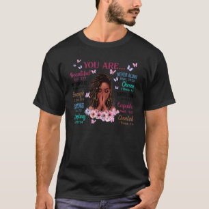 Camiseta Black Girl Diz Deus Que Sou Afro-Mulher Christian 