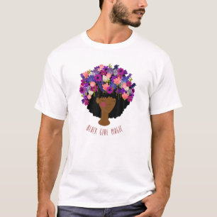 Camiseta Black Girl Magic Afro Queen BLM Melanin