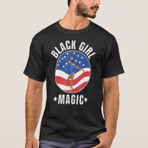 Camiseta Black Girl Magic American Gymnastics Gymnast Usa T