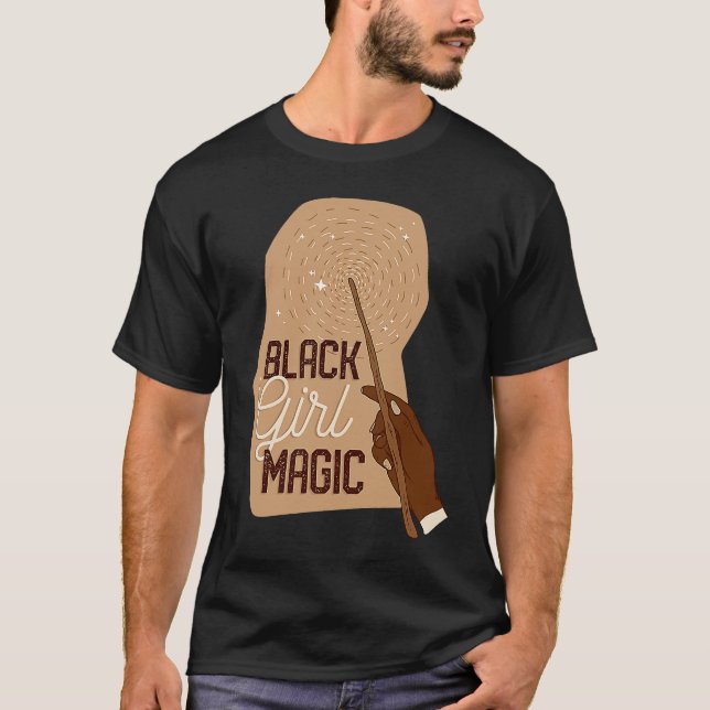 Camiseta Black Girl Magic Black History BHM African (Frente)